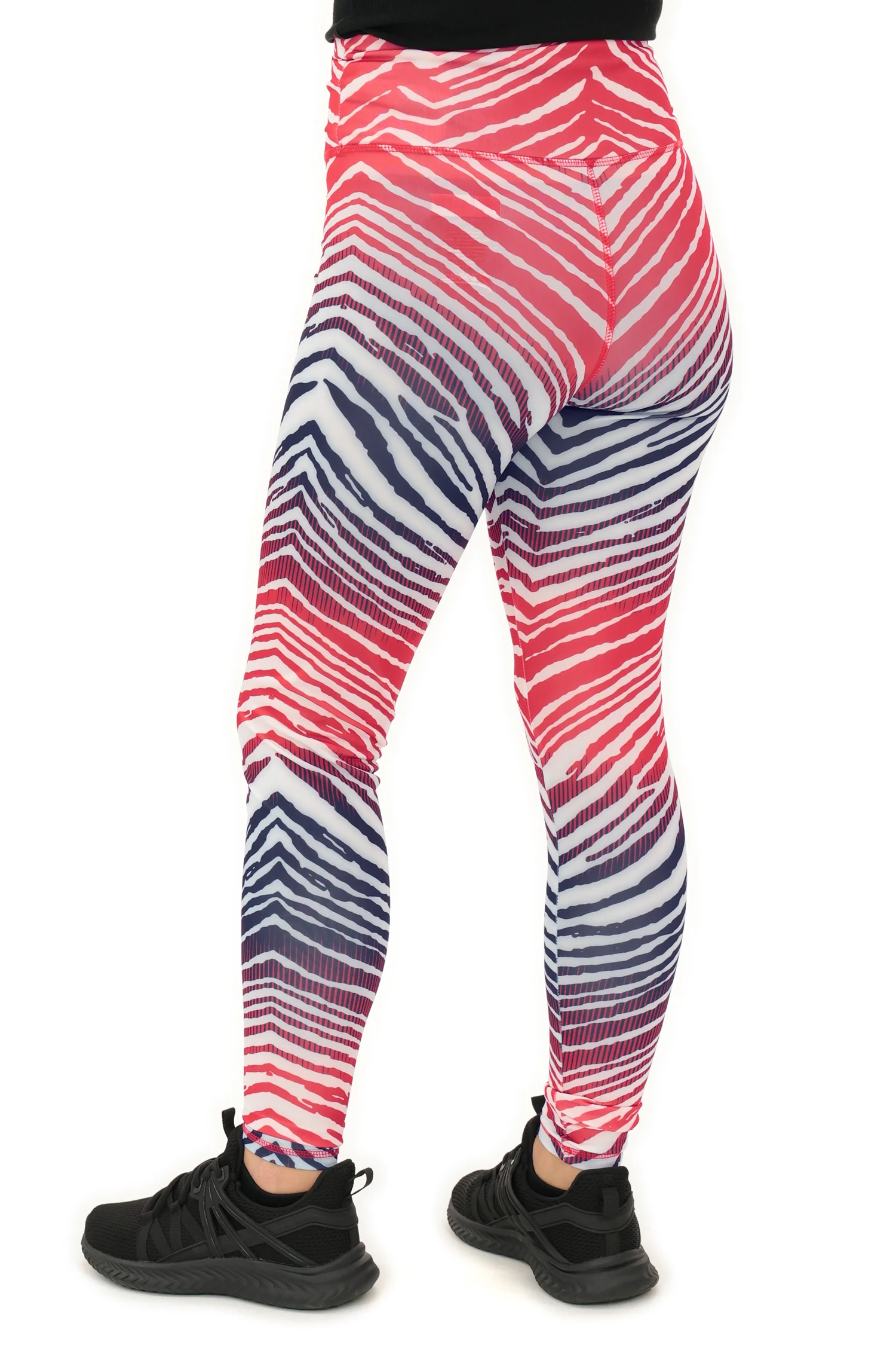 Zubaz NFL Women's Primary Logo Zebra Ombre Leggings, Houston Texans - Image 24