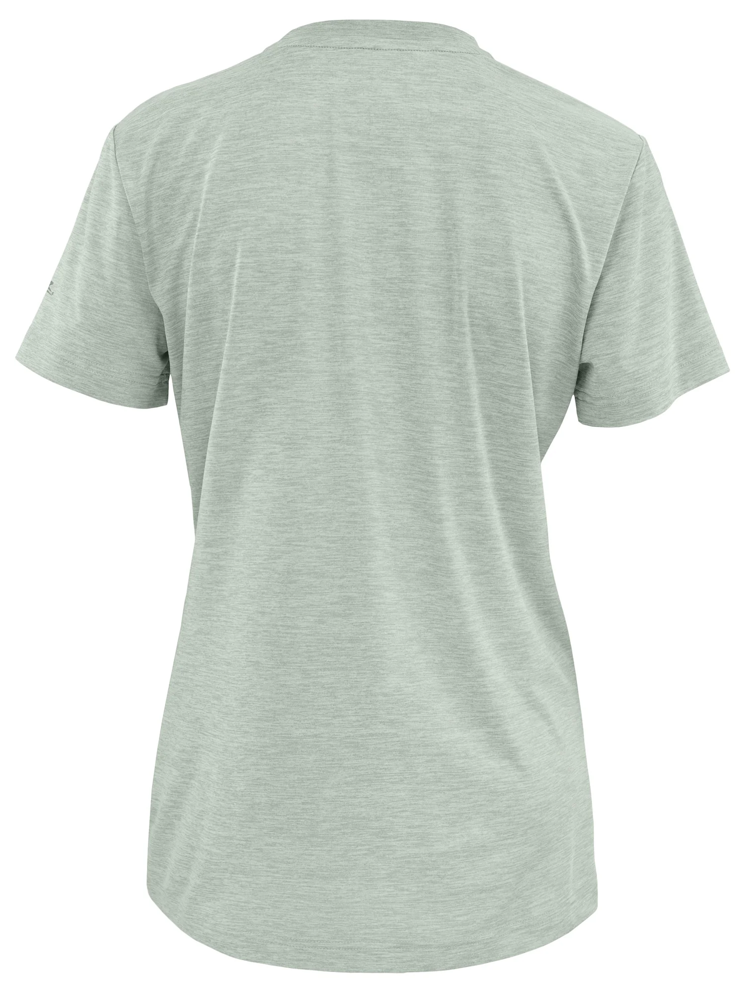 Zubaz NFL Women's Quarterback Heather Gray Color Short Sleeve T-Shirt, Jacksonville Jaguars - Image 4