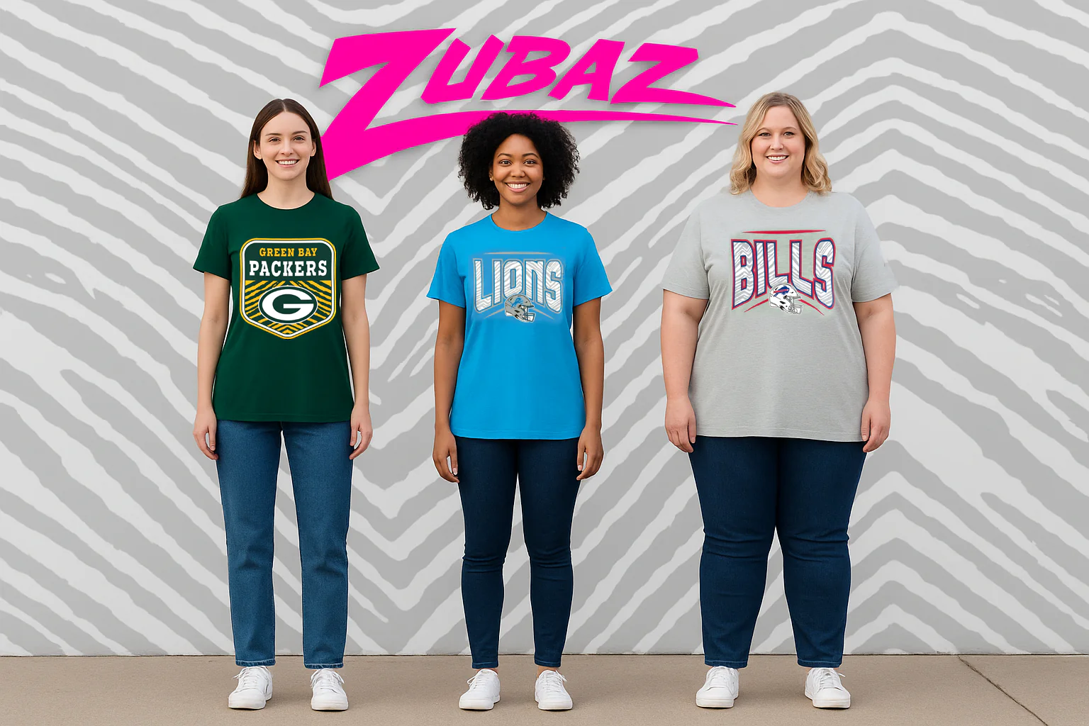 Zubaz NFL Women's Quarterback Heather Gray Color Short Sleeve T-Shirt, Jacksonville Jaguars - Image 41