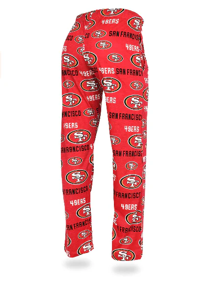 Zubaz NFL Women's San Francisco 49ers Comfy Lounge Pants, Red - Image 2