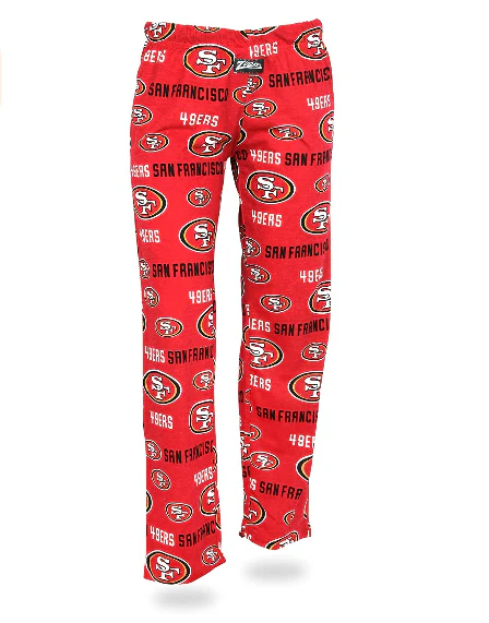 Zubaz NFL Women's San Francisco 49ers Comfy Lounge Pants, Red - Image 3