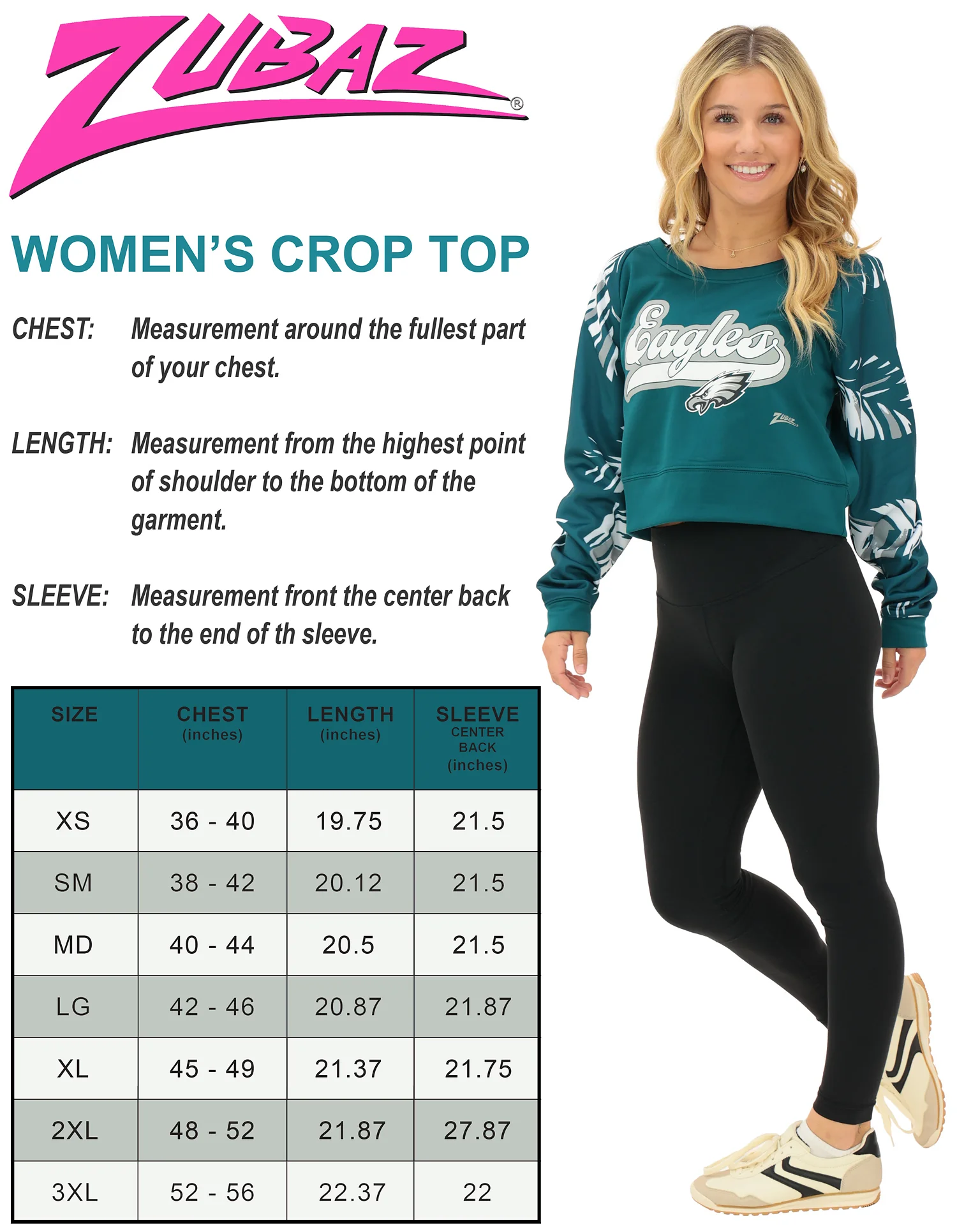 Zubaz NFL Women's Script 3 Color Leaf Boatneck Raglan Crew, KANSAS CITY CHIEFS - Image 10
