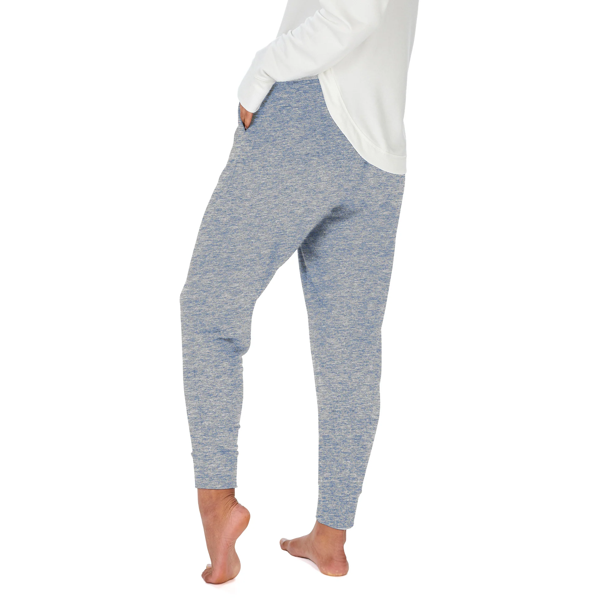 Zubaz NFL Women's Upright Soft Marled Team Color Jogger, Houston Texans - Image 22