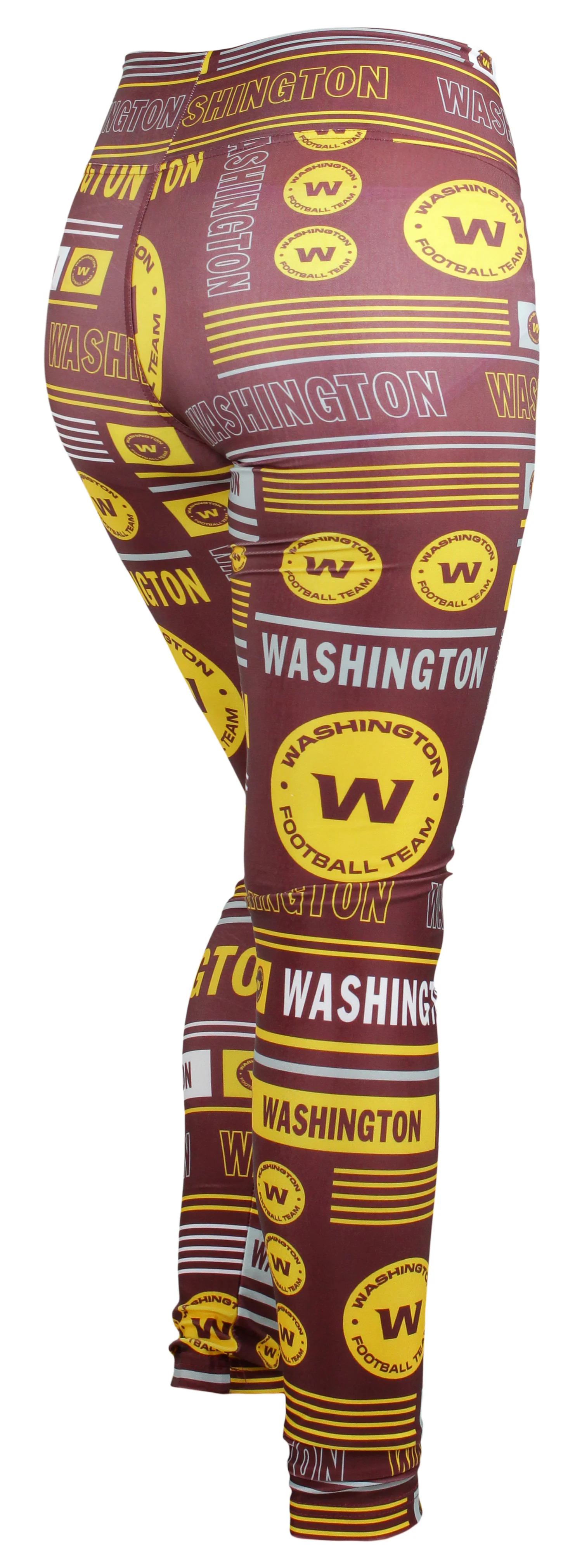 Zubaz NFL Women's Washington Football Team Column Legging - Image 2