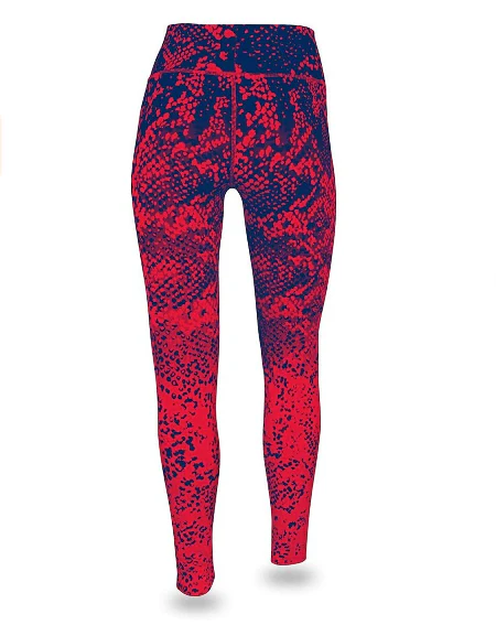 Zubaz NFL Women's Zubaz New England Patriots Logo Gradient Leggings - Image 2