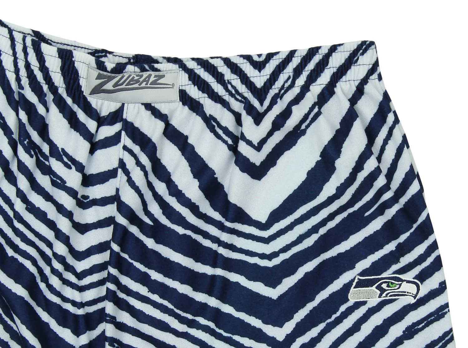 Zubaz NFL Youth Seattle Seahawks Loungs Pants, Navy/White - Image 2