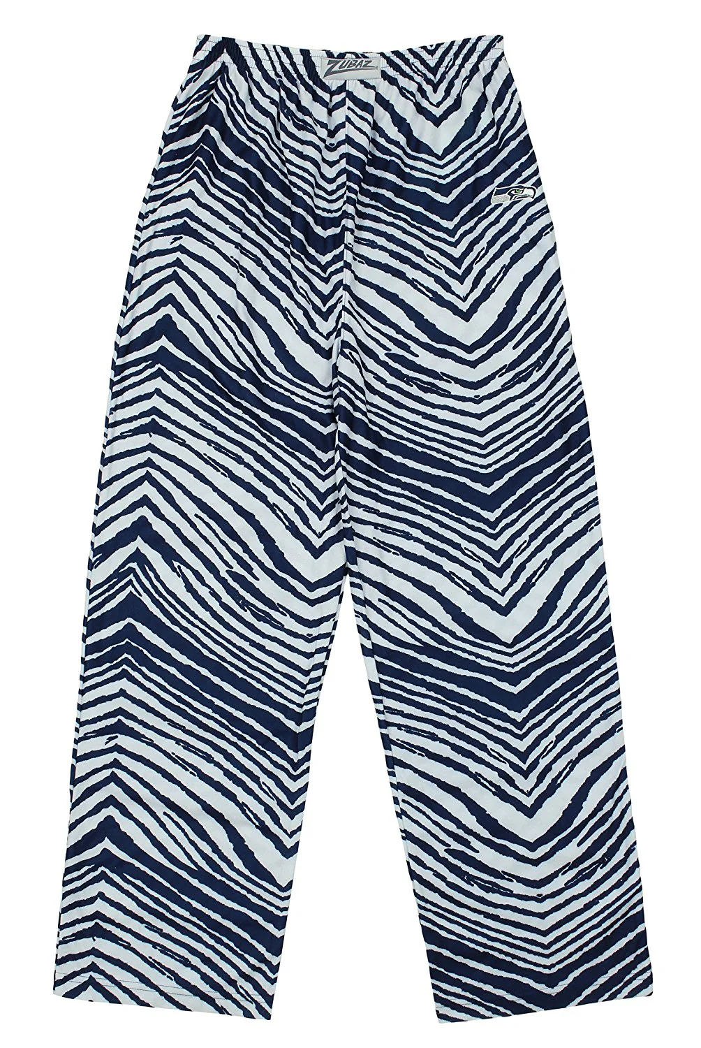 Zubaz NFL Youth Seattle Seahawks Loungs Pants, Navy/White - Image 3