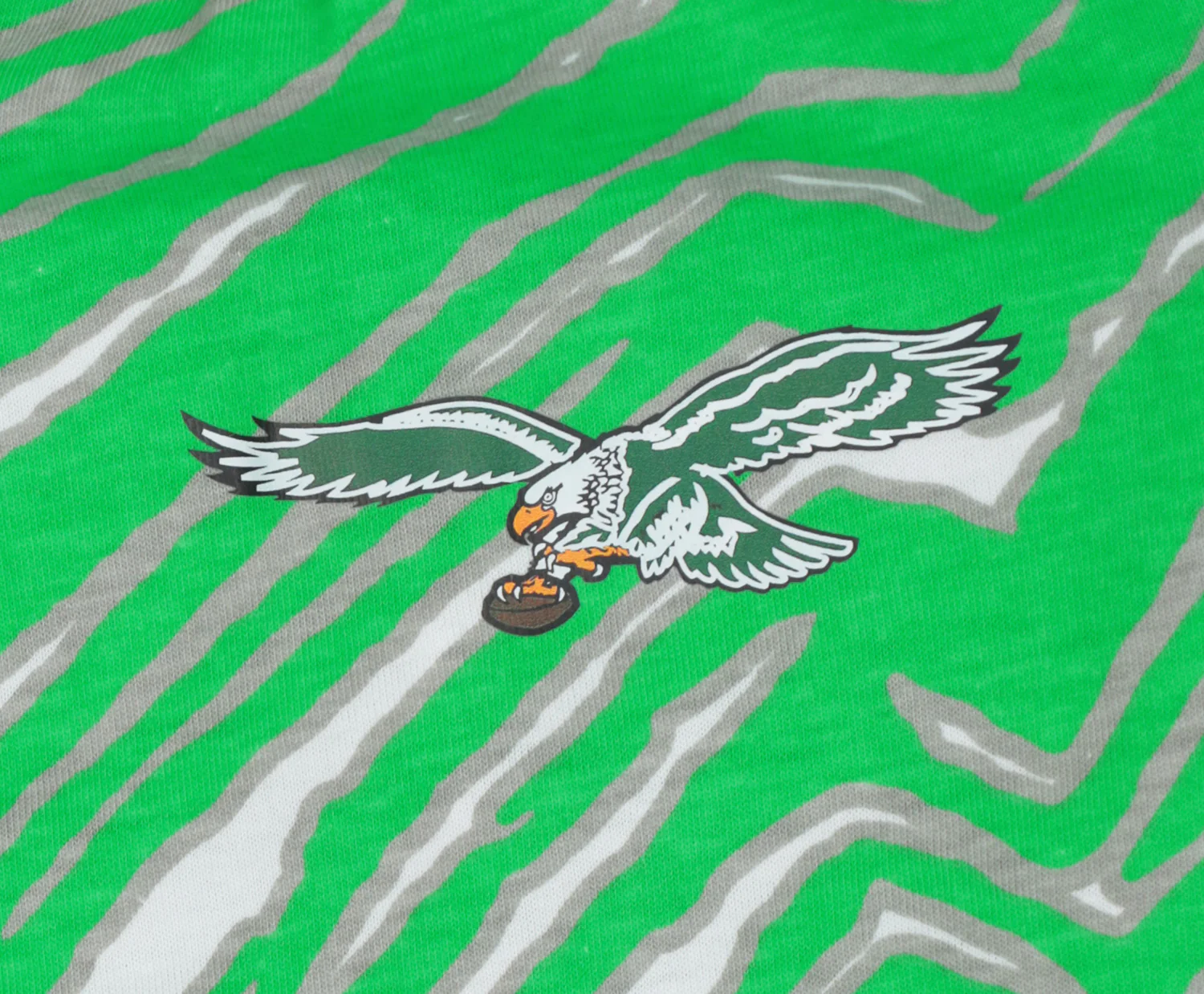 Zubaz NFL   Z88 3 Color Classic Zebra Screen Printed Logo Pant, PHILADELPHIA EAGLES - Image 4