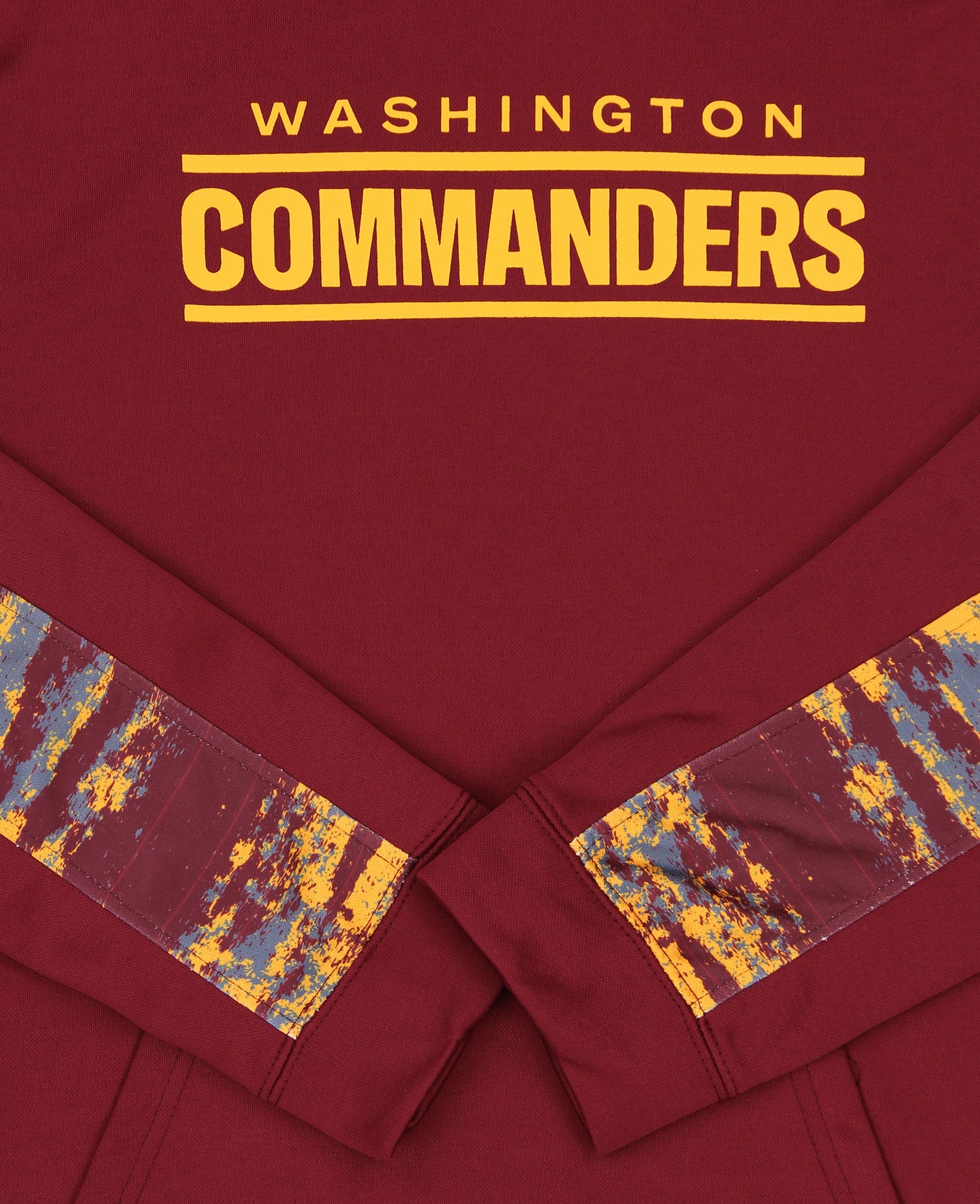Zubaz Washington Commanders NFL Men's Performance Hoodie w/ Oxide Sleeves - Image 2