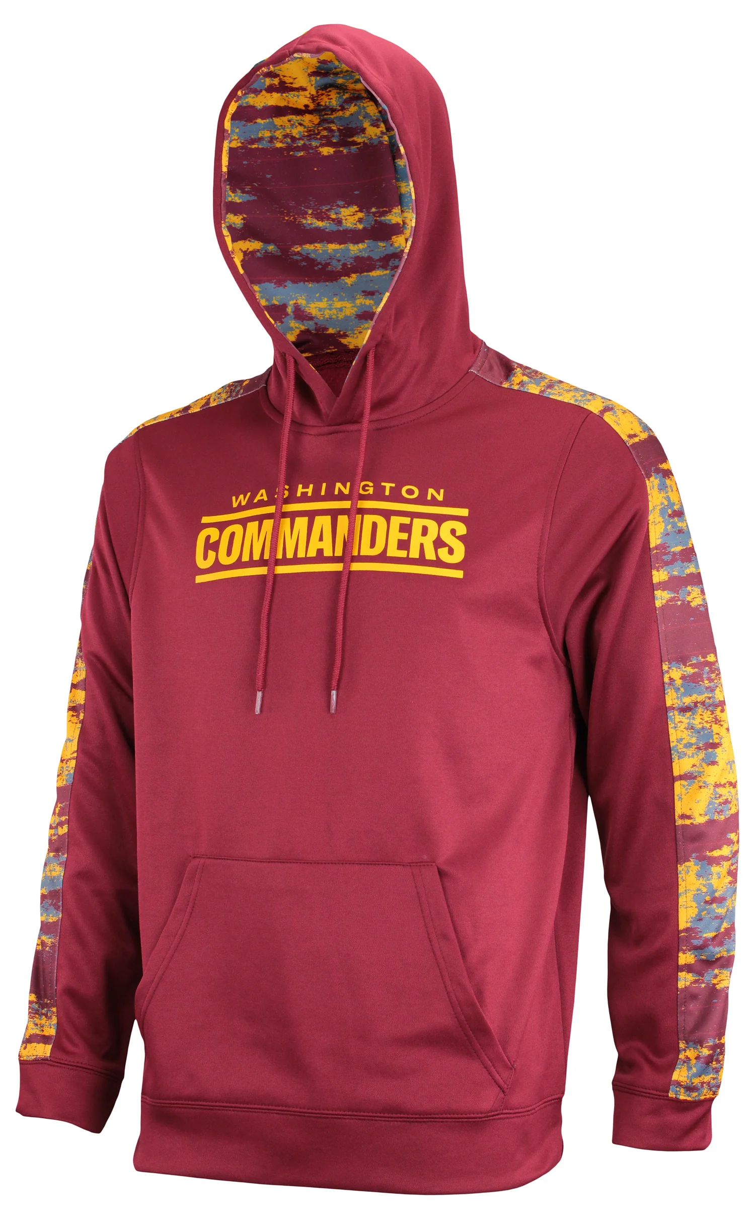 Zubaz Washington Commanders NFL Men's Performance Hoodie w/ Oxide Sleeves - Image 3