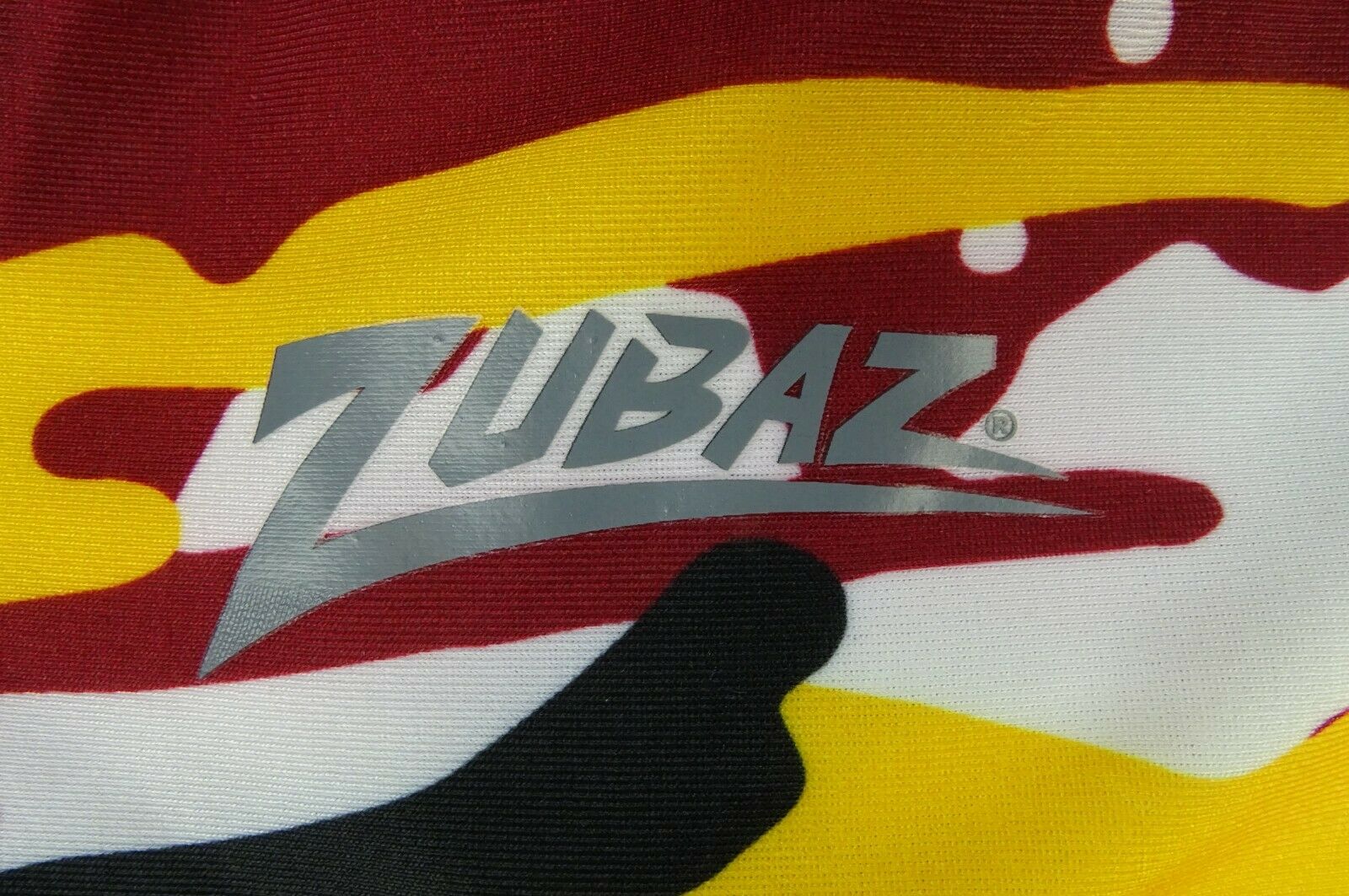 Zubaz Washington Footbal NFL Women's Camo Leggings, Maroon/Gold - Image 3