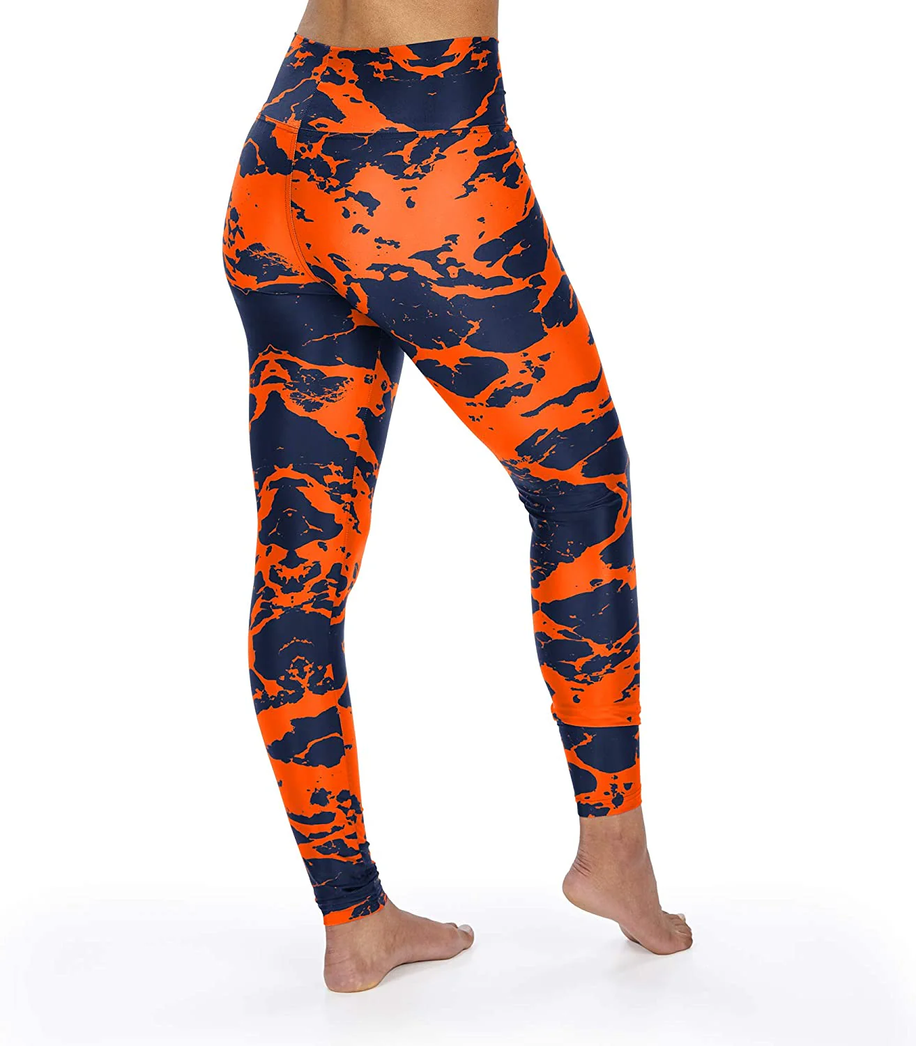 Zubaz Women's Denver Broncos Team Color Lava Legging - Image 2