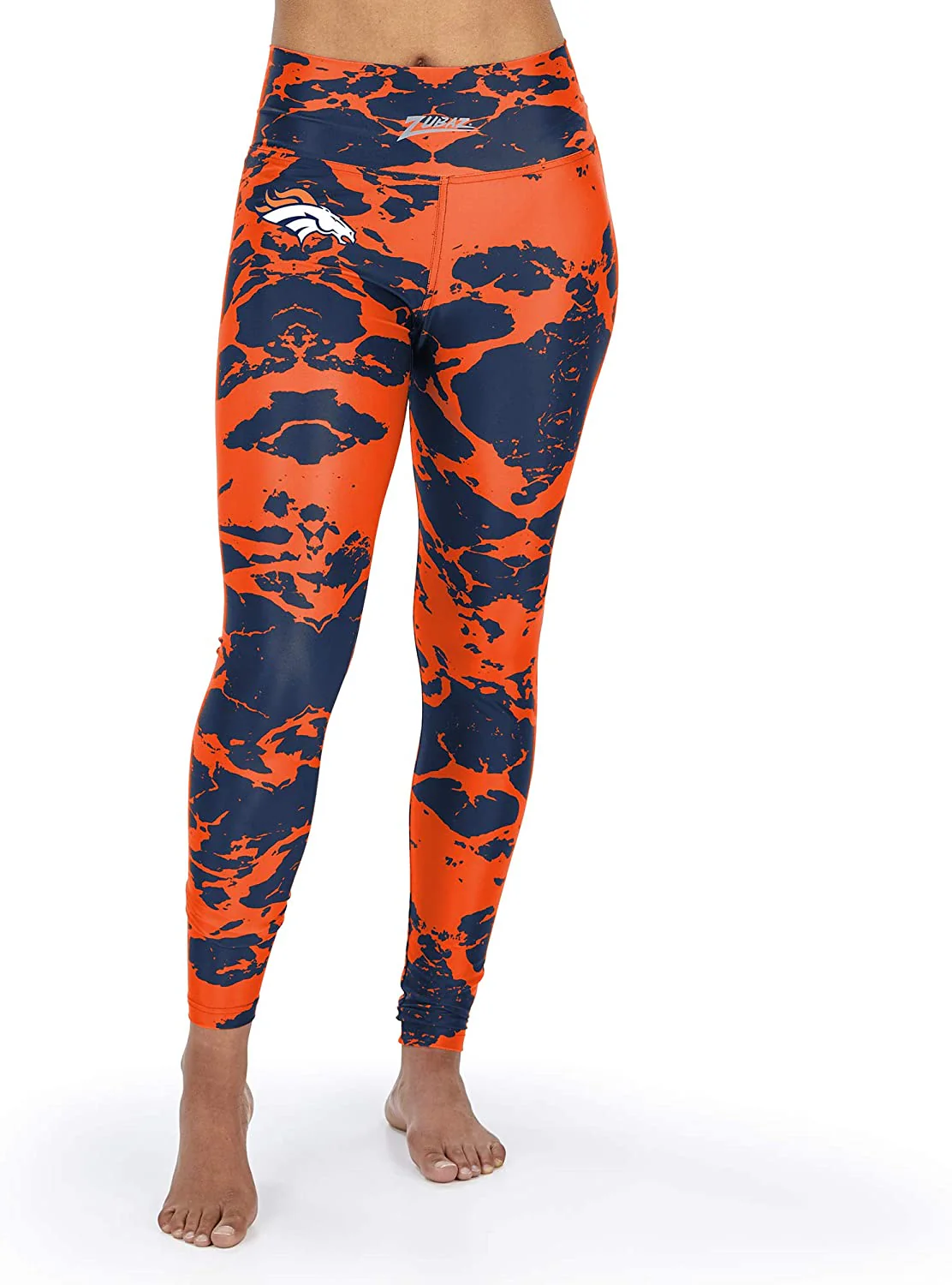 Zubaz Women's Denver Broncos Team Color Lava Legging - Image 3