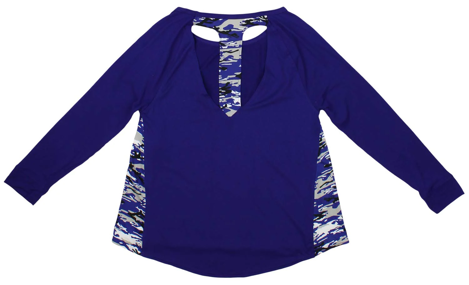 Zubaz Women's NFL Baltimore Ravens Racer Back Shirt Top - Image 2