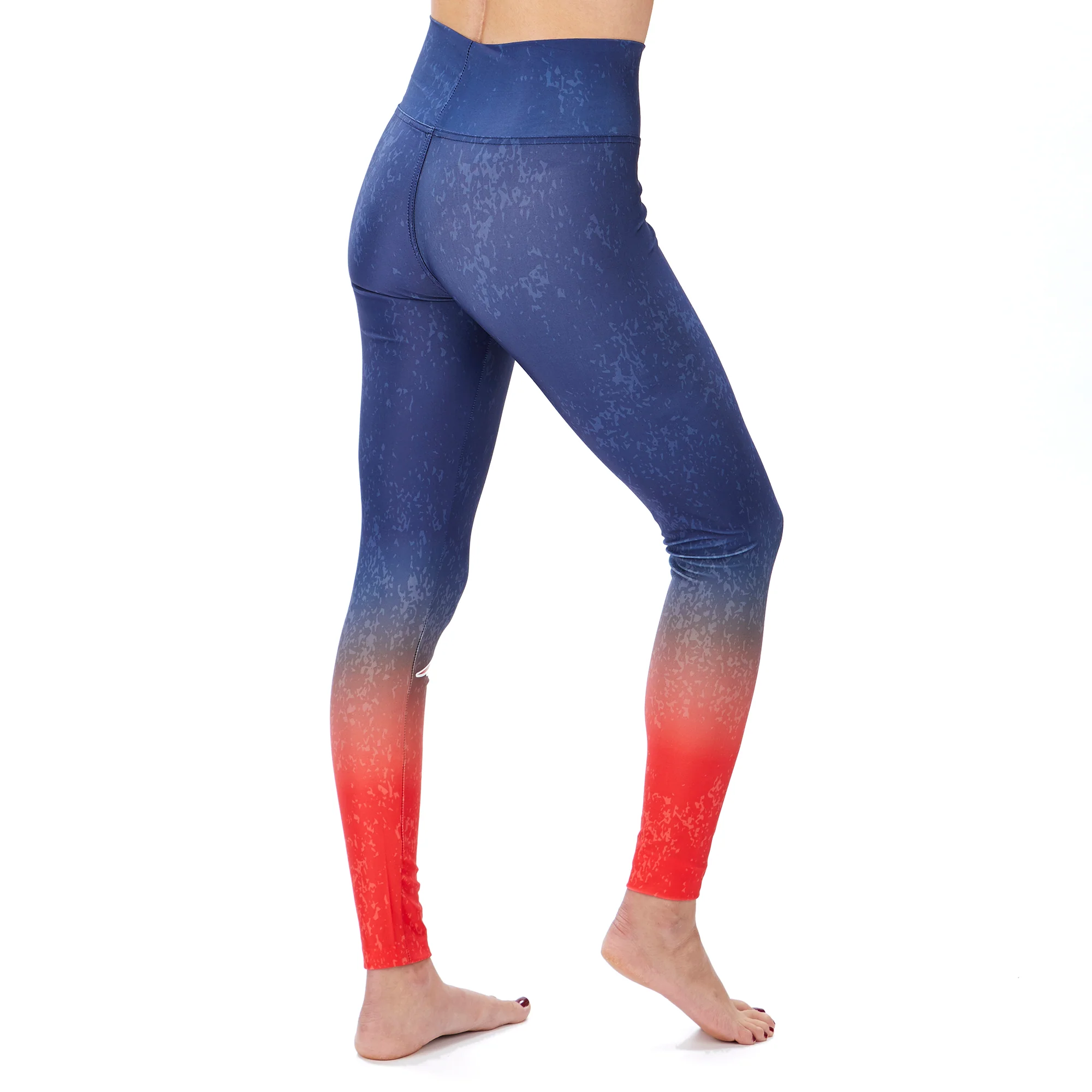 Zubaz Women's NFL New England Patriots Gradient Leggings - Image 3
