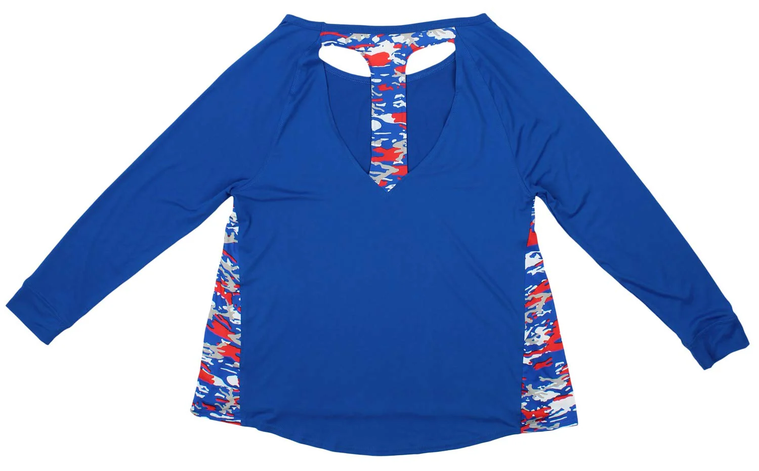 Zubaz Women's NFL New York Giants Racer Back Shirt Top - Image 2