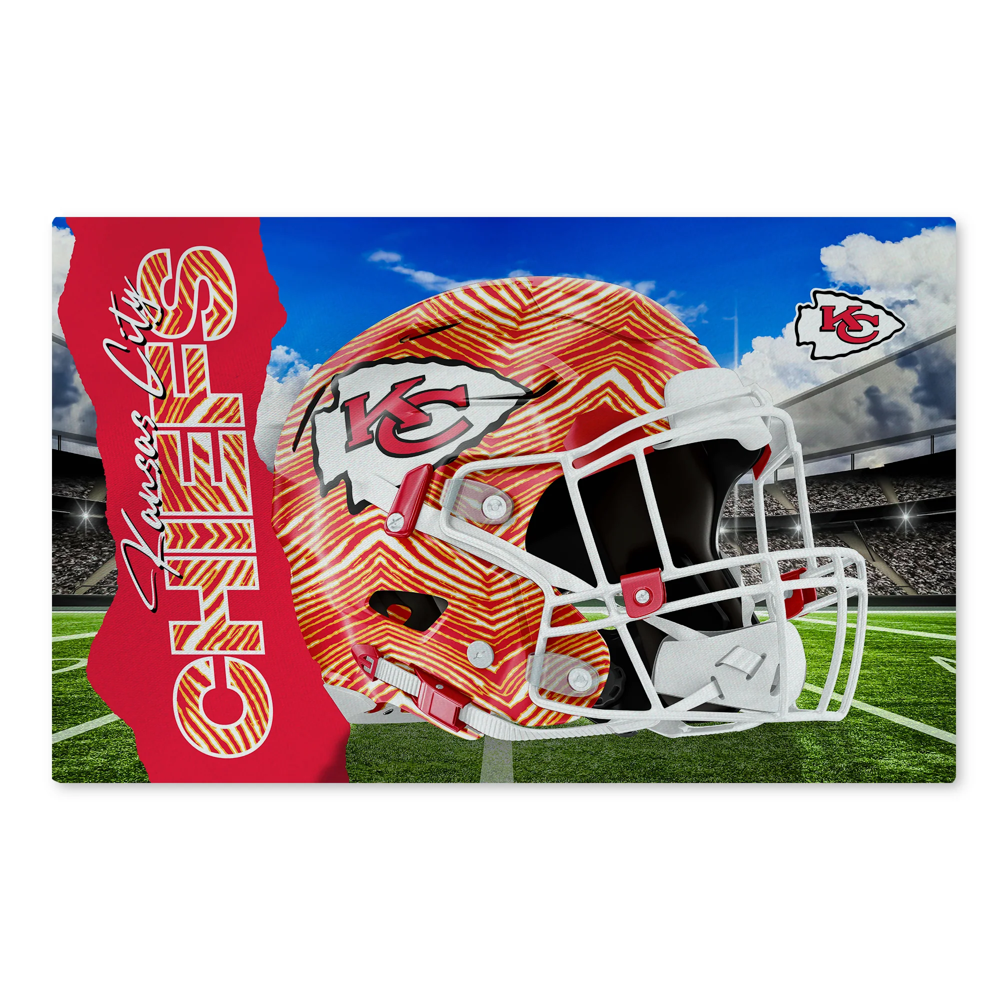 Zubaz X Northwest 20X32 WASHABLE RUG ZUBAZ - CHIEFS