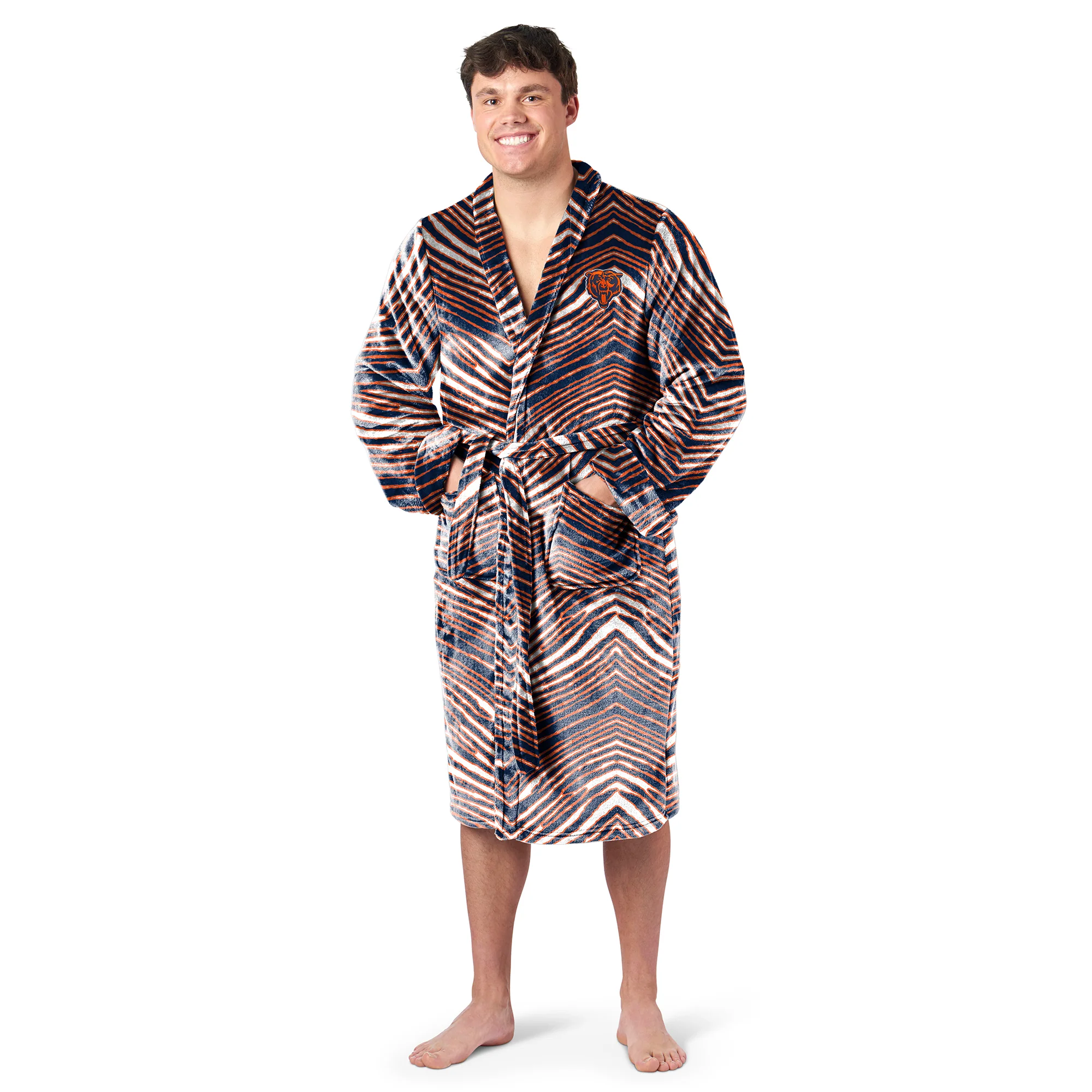 Zubaz X Northwest SCATTER PRINT ROBE ZUBAZ - BEARS