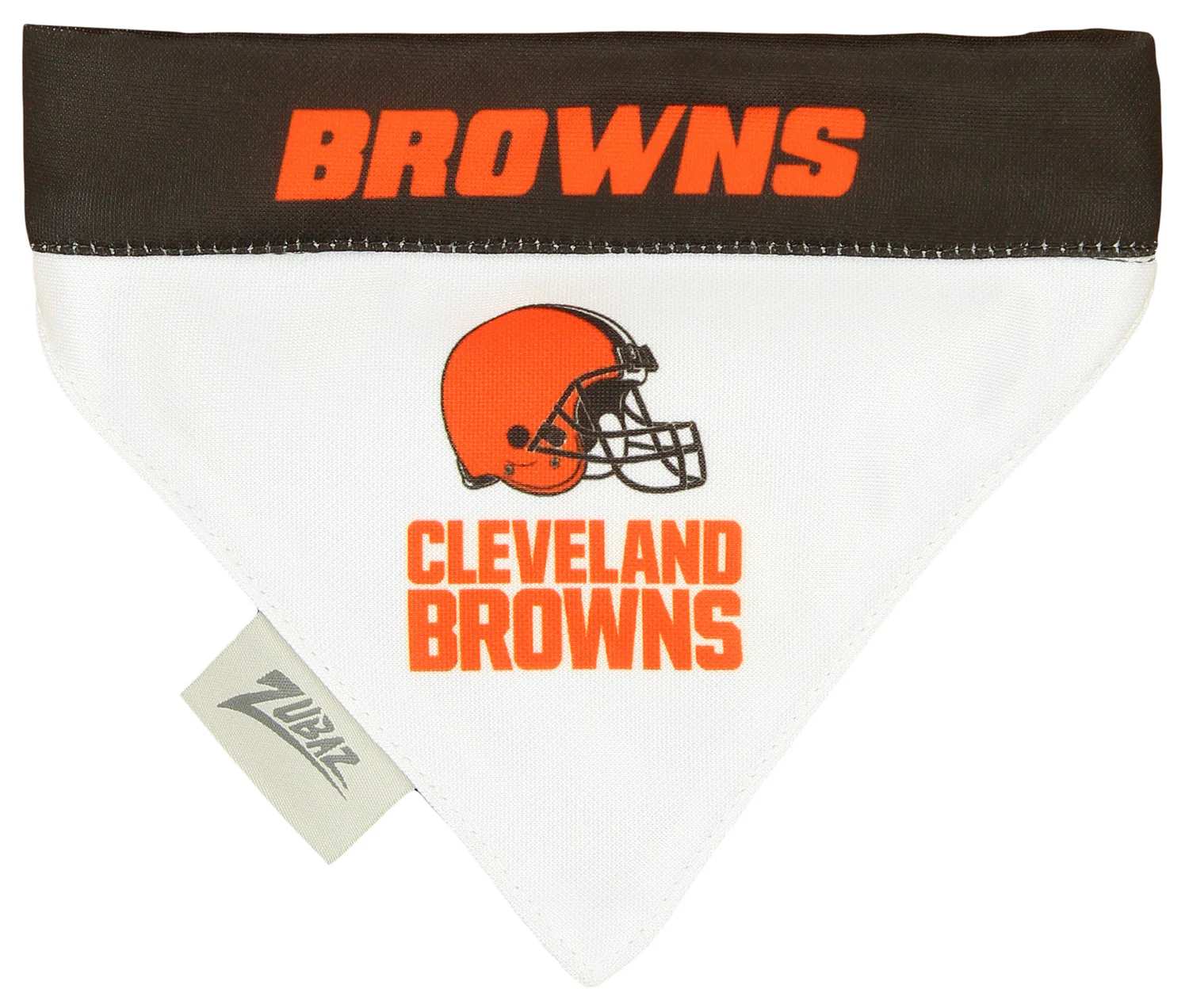 Zubaz X Pets First NFL Cleveland Browns Reversible Bandana For Dogs & Cats - Image 3