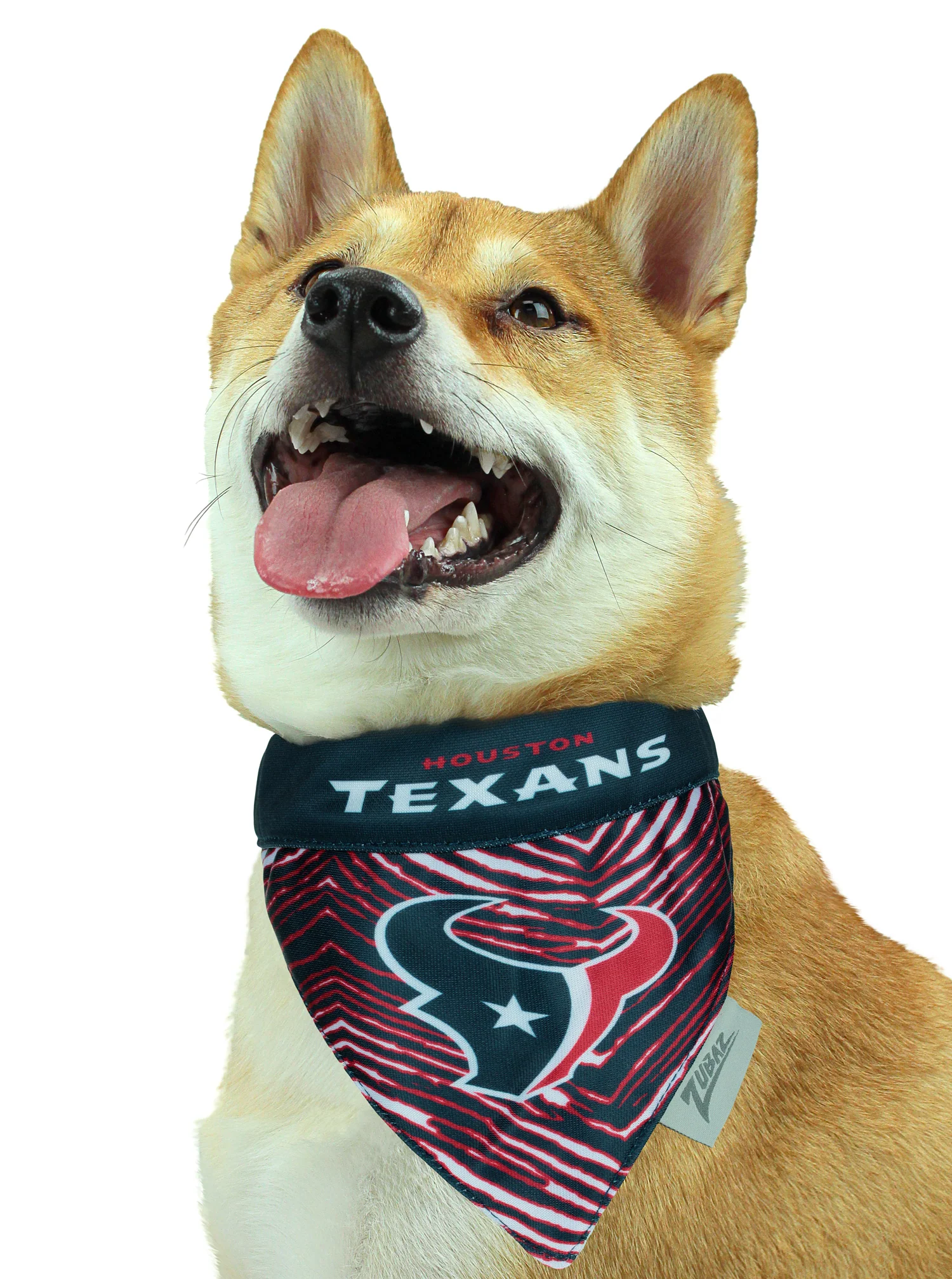 Zubaz X Pets First NFL Houston Texans Reversible Bandana For Dogs & Cats - Image 2