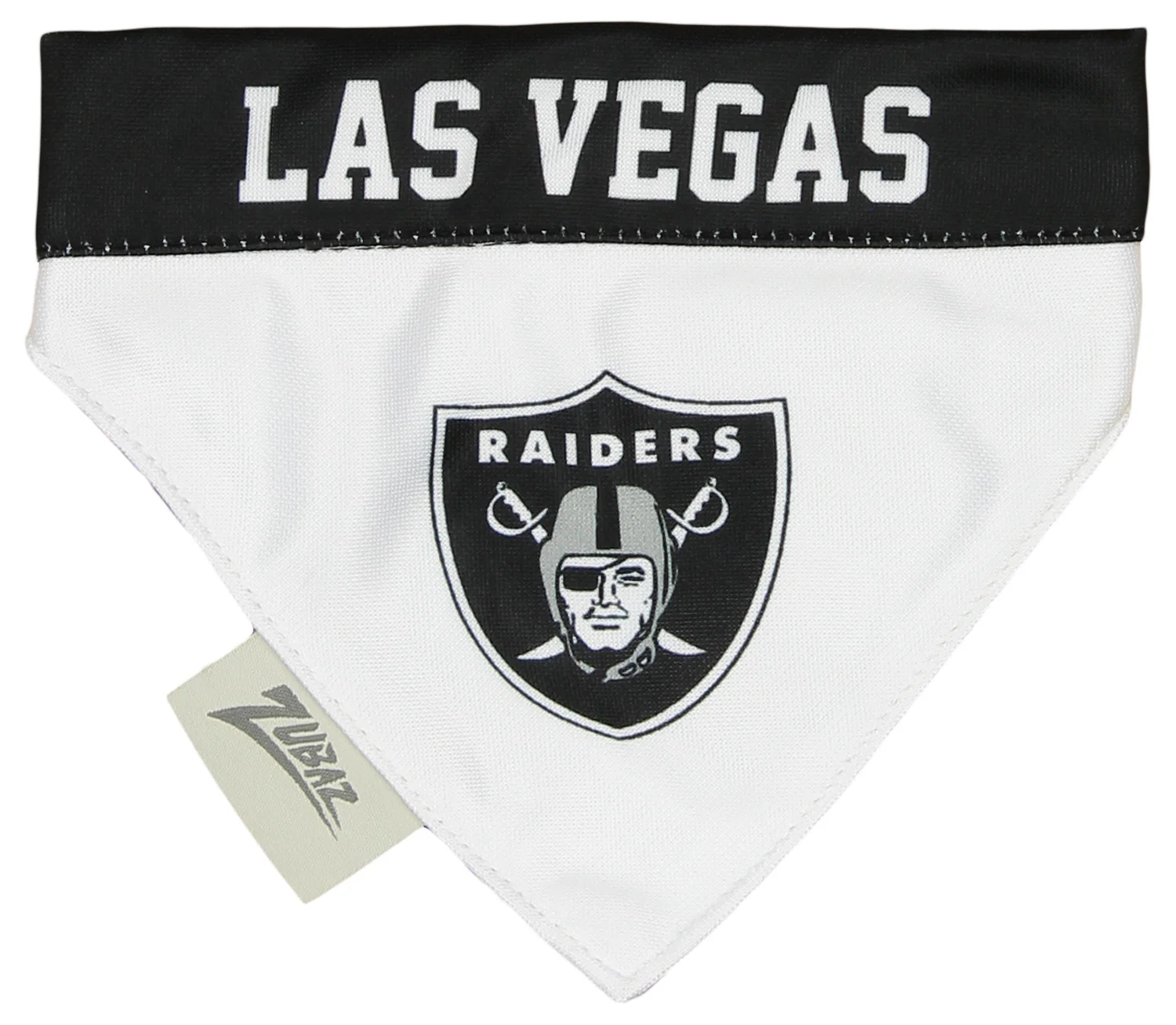Zubaz X Pets First NFL Las Vegas Raiders Reversible Bandana For Dogs & Cats - Image 3